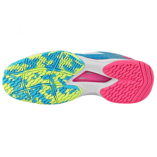 Теннисные кроссовки женские Babolat Jet Mach II All Court (Blue/Pink)